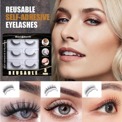 🔥Black Friday Sale🔥Reusable Self-Adhesive Eyelashes💥