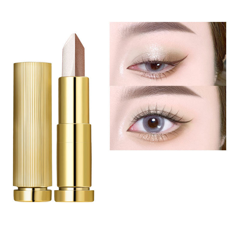 Waterproof Two-Color Shimmer Eyeshadow Stick