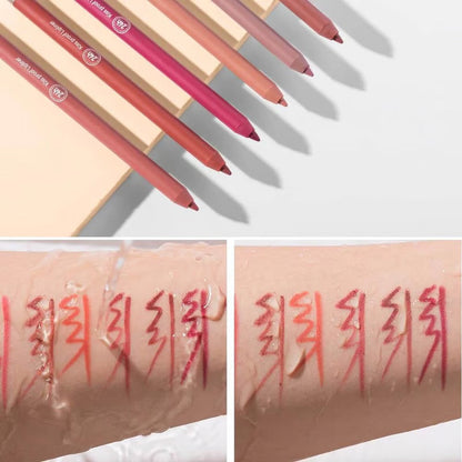 Waterproof Matte Lip Liner with Built-In Sharpener