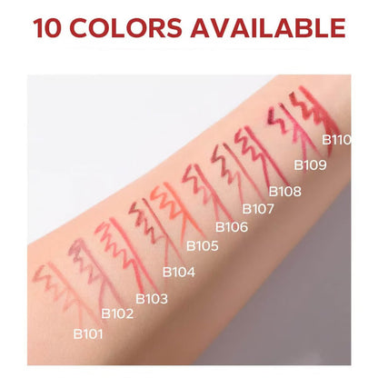 Waterproof Matte Lip Liner with Built-In Sharpener