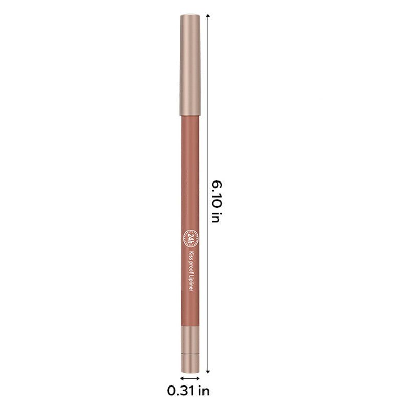 Waterproof Matte Lip Liner with Built-In Sharpener