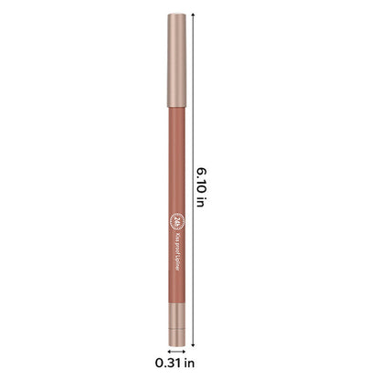 Waterproof Matte Lip Liner with Built-In Sharpener